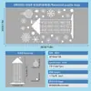 Decoraciones Blancas de Navidad Pegatinas Electrostáticas para Puertas de Vidrio Ventanas Casa Edificio Luces de Árbol Bolas Arreglo de Ambiente