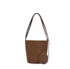 Bolsa de Ombro Única de Pelúcia Camurça Simples 2026 Nova Bolsa Simples de Axila Moda Dopamina Outono/Inverno Bolsa de Mão
