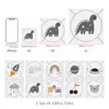 Pegatinas de Pared Autoadhesivas de PVC Transfronterizas para Baño del Hogar, Pegatinas Impermeables y a Prueba de Aceite, Pegatinas Decorativas de Azulejo para Sala de Estar y Habitación de Niños