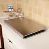 Prateleira de Cozinha Aço Inoxidável Suporte de Prateleira para Fogão de Indução Cobertura de Mesa Suporte para Cobertura de Fogão a Gás Cobertura Protetora