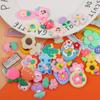 En stock, nuevo, dibujos animados transfronterizos, PVC, pegamento flexible, lindo parche de flores, bricolaje, carcasa de teléfono móvil, hebilla de zapato, accesorios de joyería, venta al por mayor