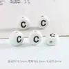 Amazon Xiyin Venda Quente 6x 10mm Contas Cerâmicas com Alfabeto Material para Fazer Pulseira DIY Infantil Conjunto de Contas