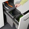 Clasificación de Botes de Basura Gabinete Doméstico Bote de Basura Empotrado Gabinete Cubo de Clasificación Gabinete Bote de Basura Oculto Clasificación