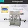 Creme de 12 cabeças servo pistão dispensador quantitativo corpo loção pasta enlatada máquina de banho gel máquina de engarrafamento automático