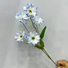 Flores Artificiais Begônia Pequenas Flores Celebração de Casamento Decoração Suave de Casamento Arranjo de Flores Decoração Paisagismo Flores Artificiais Enfeites para Sala de Estar Multicor Opcional