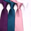 Corbata de color sólido en stock nueva corbata casual de negocios para hombre accesorios de traje 8 cm corbata hecha a mano fabricante de corbatas de color sólido