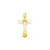 Colgante de cruz de aleación Temu para manualidades, llavero y accesorios