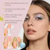 Serie de Sombras de Ojos con Brillo de Diamante Zephoco, Brillo Fino Perlado, Hermoso Look de Maquillaje, Color Natural, Sombra de Ojos de Larga Duración