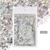 Amazon Polvo Gel Brillantina para Cara Cuerpo Lentejuela Mariposa Estrella de Cinco Puntas Arte de Uñas Lentejuela Resina Manualidades Relleno de Cáñamo Flujo
