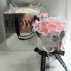 Regalo de San Valentín, Ramo de Cumpleaños para el Día de la Madre, Flor de Jabón para el Día del Maestro, Flor Hecha a Mano de Rosa, Regalo de Flor Artificial
