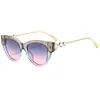 Nuevas Gafas de Sol con Forma de Abanico y Montura de Mariposa Estilo Europeo y Americano, Gafas de Sol Coloridas de Moda Tendencia Versátiles para Mujer M6268