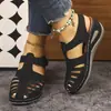 Comercio Exterior Nuevas Sandalias de Plataforma con Cuña Verano 2026 Zapatos de Mujer Transfronterizas Tallas Grandes Costura Plataforma con Cuña Sandalias de Plataforma con Punta Cerrada