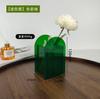 Jarrón acrílico decorativo simple transparente para mesa de sala de estar, arreglo floral hidropónico, mini adornos, venta al por mayor