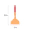 Espátula quemadora de jade translúcido al por mayor, espátula para freír de silicona transparente bicolor de boca ancha, utensilios de cocina, espátula de silicona