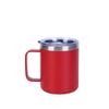 Taza de acero inoxidable 304 con asa de 12 oz, con logotipo imprimible y borde transfronterizo, taza de vacío de doble capa, taza de café con aerosol creativa