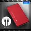 Caixa de Disco Rígido Móvel Nova Liga de Alumínio Usb3.0 Mecânica Estado Sólido Ssd Liga de Alumínio 2.5 Polegadas Porta Serial Sata Escovada