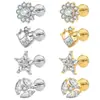 Procesamiento y Personalización de Aretes de Aleación de Titanio, Joyería para Piercing en la Lengua, Fábrica de Origen para Mujeres, Procesamiento de Joyería para Piercing en el Labio, Personalización al por Mayor