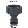 Junta de tubería de agua para lavado de automóviles, plástico, 6 puntos, alambre interior, dientes gruesos, conexión rápida, junta de boquilla, adaptador estándar, accesorios de conexión