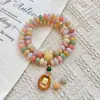 Pulsera Bodhi de Dropshipping Tamaño Grande Círculo Único 108 Cuentas Pulsera de Doble Círculo Estilo Vintage Pulsera Bodhi
