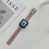 Correa de Silicona con Costura de Borde Macaron Adecuada para Apple Watch Series 7, 8, 9, 10 y S11