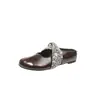 2026 Nuevas Personas Perezosas Slip-on Exteriores Interiores Aumentadoras de Altura Mary Jane de una Sola Pieza Pantuflas Slip-on de Punta Cerrada Medias Pantuflas Francesas para Mujer de Dedos Divididos