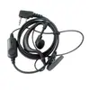 Auricular para Walkie-Talkie Guotong Tipo K, Estilo Suave con Gancho para la Oreja y Micrófono, Auricular para Walkie-Talkie con Cable Universal de un Solo Lado con Brillo
