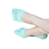 Calcetines Invisibles de Algodón de Verano Nuevos Japoneses y Coreanos, Unisex Antideslizantes de Silicona Color Sólido de Cinco Dedos al por Mayor