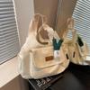 Bolso de Lona Casual para Estudiantes para Mujer 2026 Primavera Nuevo de Moda Estilo Coreano Bolso Tote Estilo Coreano Gran Capacidad Bolso de Axila