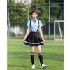 Conjunto de Uniforme Escolar Estilo Colegial Estilo Coreano Roupas de Classe Britânicas Ensino Fundamental Ensino Médio Escola Primária Turma de Formatura Uniforme jk Verão Novo