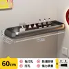 Estante de Baño Blanco Crema, Almacenamiento de Pared sin Taladro para Inodoro, Ducha, Lavabo y Lavamanos, Organizador Triangular