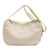 Bolso Cruzado Pequeño de Lona Estilo Japonés Transfronterizo, Bolso para Teléfono Móvil, Nuevo Estilo de Moda, Bolso de Hombro Cruzado Casual de Color Sólido Simple, Bolso Pequeño de Tela