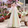 Hanfu para Niñas 2026 Nuevo Estilo Cumpleaños Disfraz Antiguo Infantil Estilo Chino Súper Hada Verano Estilo Antiguo Vestido de Princesa para Niña