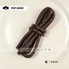 Corda de Couro Pingente Versátil Corrente para Pendurar Alça de Bolsa de Mão Corda Trançada Acessórios Roupa Chapéu Sapato Acessórios de Flor Corda com Núcleo Corda de Couro DIY