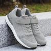Novos Sapatos de Verão para Idosos Sola Única Malha Respirável Sapatos de Caminhada para Meia-idade e Idosos Antiderrapante Sapatos de Pai A3306