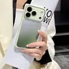 Nova Capa de Bloqueio de Cor em Degradê de Alto Acabamento Adequada para iPhone 17 Pro Max, 16 Pro/15 Capa de Cobertura Total
