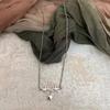 Collar con colgante de estrella de cinco puntas de encaje para mujer, multicapa, apilado, diseño francés, estilo avanzado, cadena de clavícula multibanda