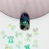 Acessórios para unhas Urso laço Aurora joias de unha Diamante Cristal Aurora Diamante Decoração mágica para unhas diamante atacado