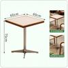 Mesa e Cadeiras de Jantar Modernas Minimalistas, Conjunto de Mesa e Cadeiras de Jantar Ocidental Leve, Mesa e Cadeiras Simples Estilo Coreano para Cafeteria de Chá com Leite e Café