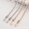 Accesorios de equipaje directos de fábrica cadena de cuentas redondas bolso de cadena DIY cadena bolso de mensajero de hombro cadena de hebilla de langosta de metal