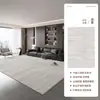 Alfombra minimalista italiana para sala de estar, nueva alfombra de lujo de alta gama, impermeable y resistente a la suciedad, para sofá del hogar, mesa de café, mesita de noche de dormitorio
