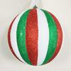 Decoração de Natal Bola de Plástico Pintada Decoração Bola Abóbora de Natal Bola Grande Layout de Cena Enfeites Pendurados Bola Colorida