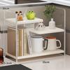 Estante de Almacenamiento de Escritorio Acrílico Soporte para Tazas Almacenamiento para Estación de Trabajo de Oficina Estante de Almacenamiento para Encimera Estante de Almacenamiento para Tazas de Té
