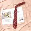 Estudiantes Estilo Universitario Ropa de Graduación Licenciatura vino tinto Corbata Femenina JK Estilo Japonés Lazo DK Masculina Camisa Corbata Accesorios