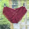 Los Calzones de Encaje Hueco con Tiras Cruzadas Más Vendidos de Alta Gama para Mujer Ropa Interior de Mujer de Moda Sexy de Cintura Media Tallas Grandes