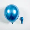 Balão Metálico Personalizado de 10 Polegadas 1,8g Casamento Aniversário Balão de Látex Layout de Cena Balão Metálico Decorativo