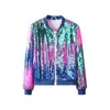 Chaqueta de lentejuelas con bloques de color transfronteriza 2026, Top de lentejuelas infantil de moda más vendido en Amazon en stock