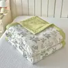 Colcha de Verano 100% Algodón Jie Li Ya, Colcha de Aire Acondicionado de Algodón Puro, Colcha Refrigerante de Verano, Colcha Ligera, Adquisición de Regalos, Disponible para Venta al por Mayor