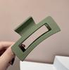 Horquilla vintage esmerilada de color caramelo, estilo coreano, para el pelo, para mujer, con forma de tiburón, bandeja grande para el baño, accesorios para el pelo