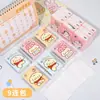 Paquete de Nueve Papel Higiénico de Dibujos Animados Color Sólido Paquete Pequeño Pañuelo de Papel para el Hogar Exterior Estudiantil Portátil Paquete Pequeño Papel Pañuelo