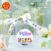 Regalo de Cumpleaños para Niños de Jardín de Niños Embalaje Portátil Bolsa de Regalo Bolsa de Regalo Pequeña Transparente Snacks para Diez Años